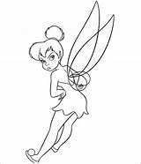 Disney Coloring Pages Of Tinkerbell sketch template