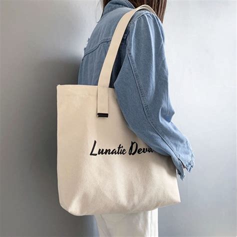 Canvas Bag With Logo Print Sold Wholesale