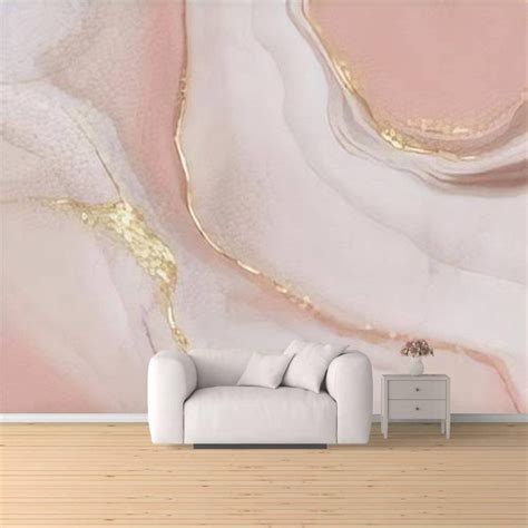 Pink And Gold Wallpaper Bedroom