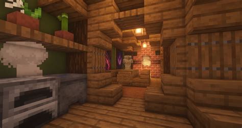 Minecraft Inside Of A Hobbit Hole