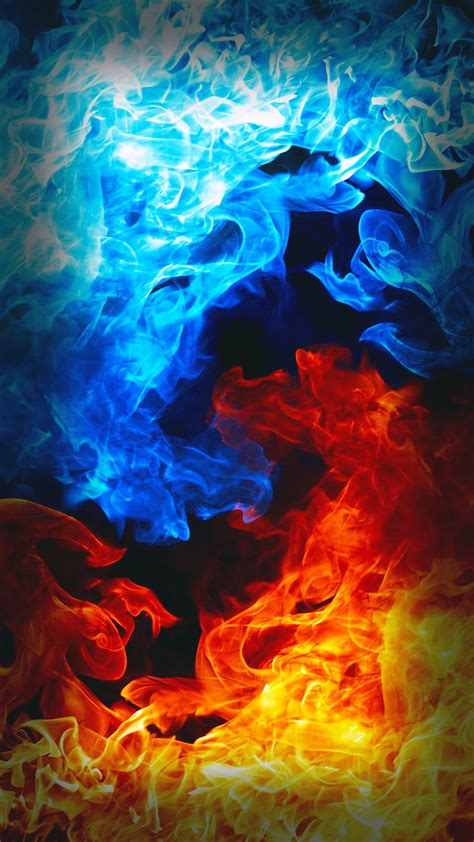 Flamme, blue, fire, red, HD phone wallpaper | Peakpx