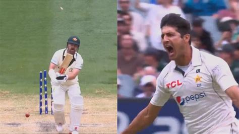 [Watch] Mir Hamza rocks Australia and puts Pakistan on top with double-strike during second Test