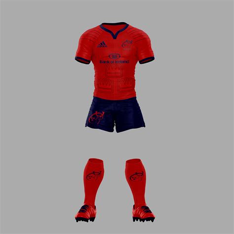 MUNSTER rugby 8 KIT REDESIGN on Behance