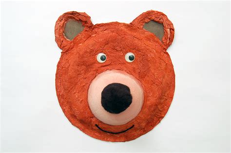 Fuzzy Paper Plate Bear | Kids' Crafts | Fun Craft Ideas | FirstPalette.com