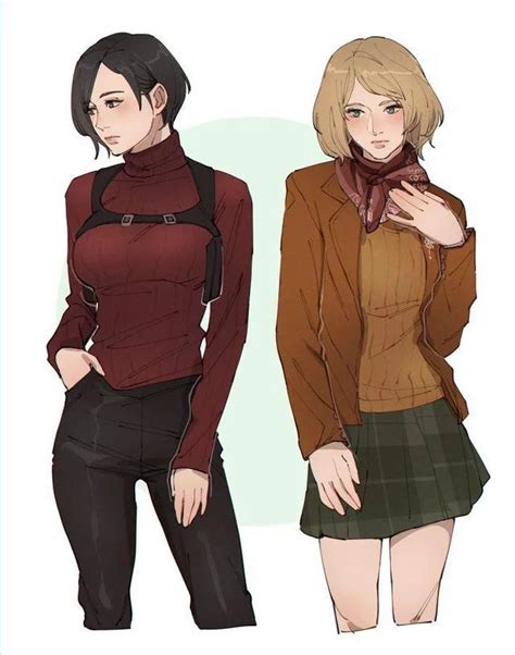 Ada and Ashley design in Resident Evil 4 Remake | Personajes de dibujos ...