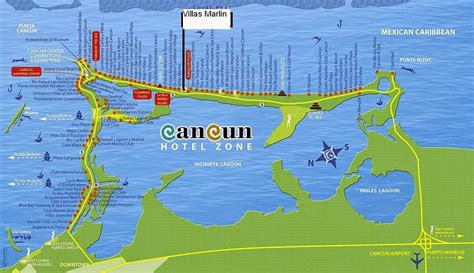 The Cancun Hotel Zone: A Guide To Paradise - Maps Washington Dc Metro