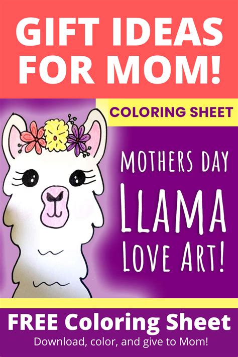Hey! Looking for activities for Mother's Day? Check out our llama drawing video and coloring ...