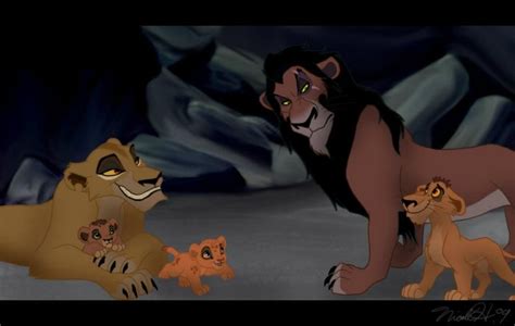 Lion King Scar And Simba Cub