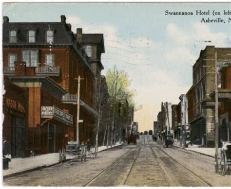 Swannanoa Hotel (on left) South Main Street, Asheville, N.C. :: North Carolina Postcards. Main ...