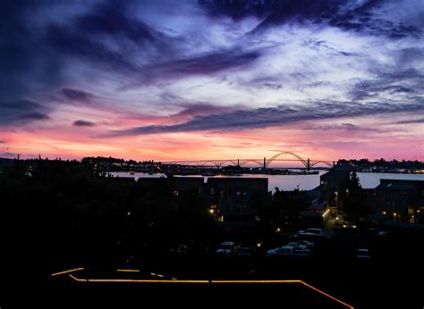 Newport Bridge Sunset Photograph by Jean Noren - Fine Art America