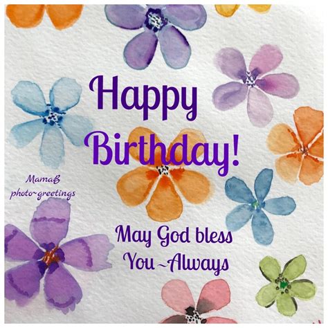 God Bless You Birthday Message - Kay Kimmie