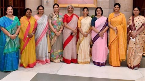 Women power in PM Narendra Modi’s new cabinet don handloom sarees ...