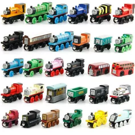 THOMAS AND FRIENDS Trackmaster Wooden Railway Trains Trains/Thomas 12pcs/lot $68.57 - PicClick CA