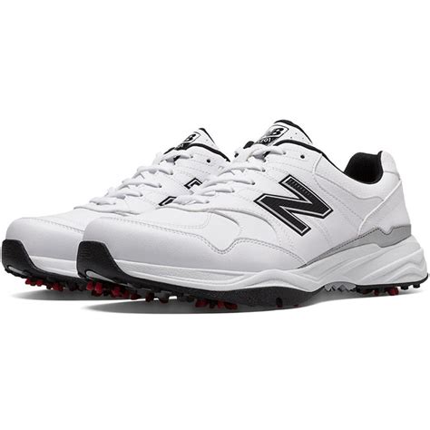 New Balance Men's NBG1701 Spiked Golf Shoe (White/Black) – Golf Country ...