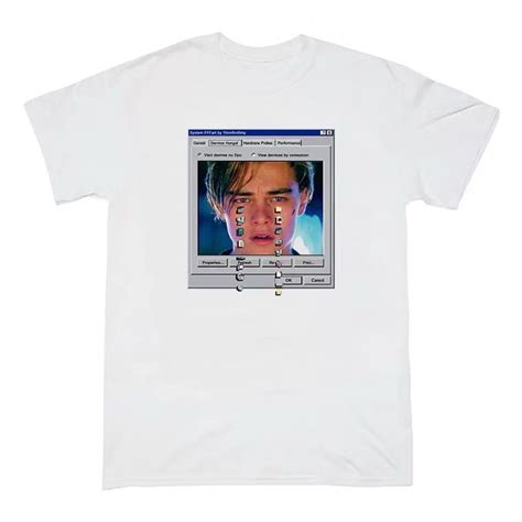 Leonardo DiCaprio crying meme tshirt, Men's Fashion, Tops & Sets, Tshirts & Polo Shirts on Carousell