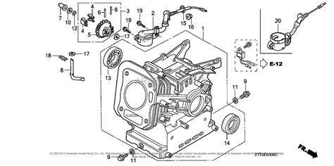 Diagram Of Honda Gx160 Engine