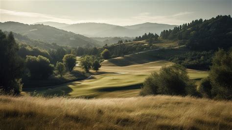 Premium AI Image | The golf course at the lodge at torrey pines