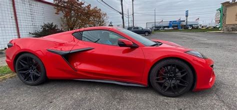 Very Interesting Torch Red C8 Z06 Spied by 'Corvette Forum' Member ...