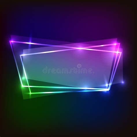 Abstract Colorful Banner Neon Background Stock Vector - Illustration of cyborg, backdrop: 85027897