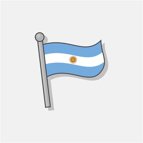 Illustration of Argentina flag Template 13370653 Vector Art at Vecteezy