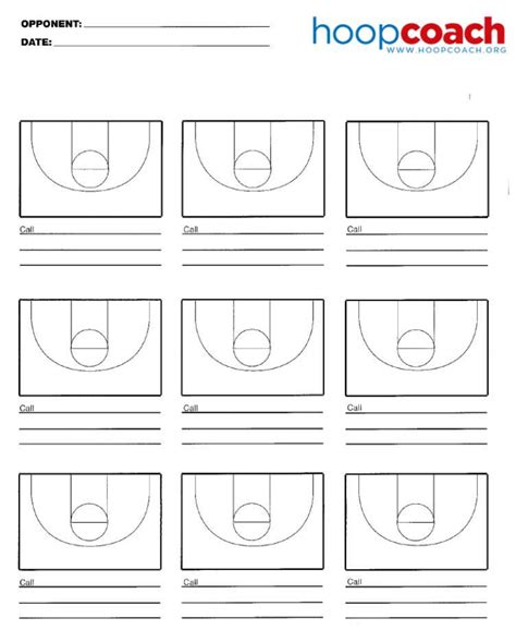 Nine Court Basketball Court Diagram – Hoop Coach