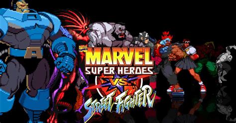 Marvel Super Heroes vs. Street Fighter's 8 secret characters receive the Desk combo treatment ...