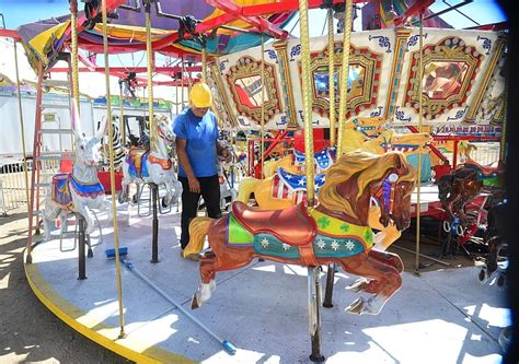 Photos: Workers preparing rides for 106th Yavapai County Fair | The Daily Courier | Prescott, AZ