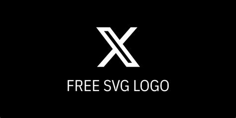 X FREE SVG LOGO | Elon Musk x.com | Figma