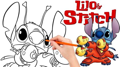 How to draw - Stitch began life as experiment 626 - Lilo & Stitch - YouTube