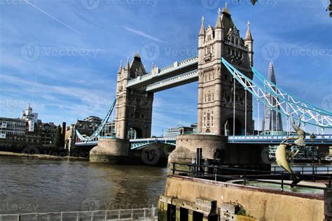 A view of Tower Bridge in London 14792230 Stock Photo at Vecteezy