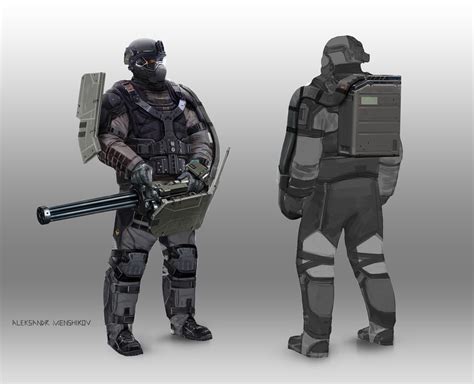 Artstation Futuristic Soldier Design Thirty Three Fut - vrogue.co