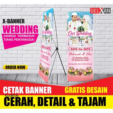 Detail Desain Spanduk Banner Pernikahan Koleksi Nomer 4