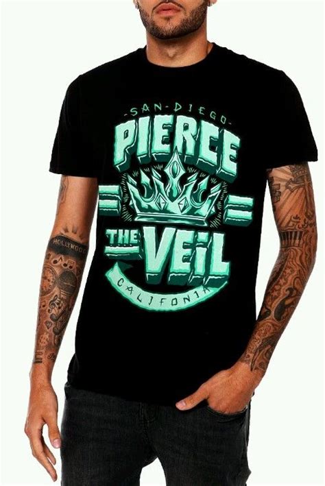 Pierce The Veil tee Emo Scene Outfits, Band Outfits, Outfits For Teens, Casual Outfits, Casual ...