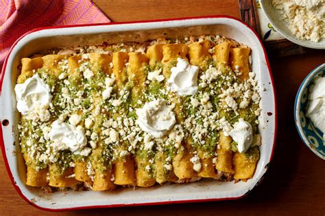 Chicken Enchiladas With Salsa Verde Recipe - NYT Cooking