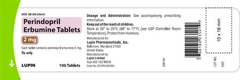 Perindopril Erbumine Information, Side Effects, Warnings and Recalls