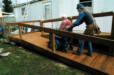 Ramps for the Handicapped | THISisCarpentry | Outdoor ramp, Access ramp, Wheelchair ramp design