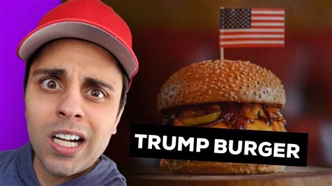 Would you eat a Trump Burger? - YouTube