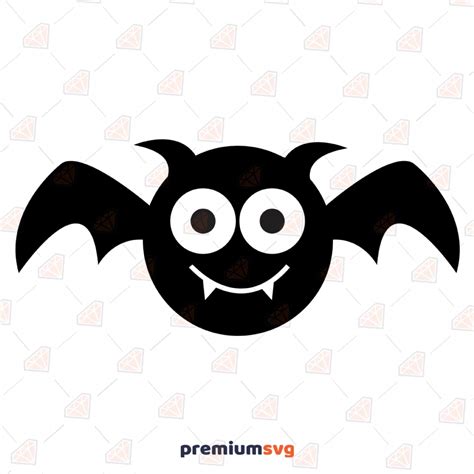 Cute Halloween Bat SVG, Cute Bat SVG Instant Download | PremiumSVG