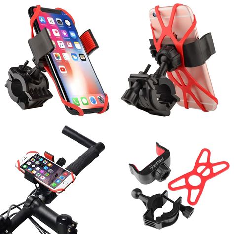 Insten Bike Phone Mount Holder Bicycle Cell Phone Mount Phone Holder ...