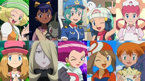 Top 10 Female Pokemon Characters by HeroCollector16 on DeviantArt