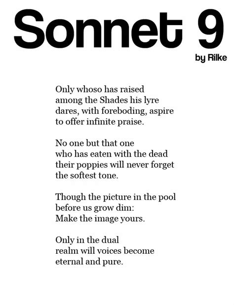 Sonnets Poems