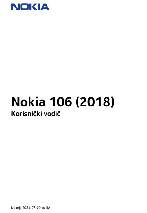 NOKIA 106 MANUAL Pdf Download | ManualsLib