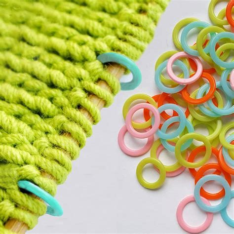 Stitch Marker Knitting Stitch Markers, 30 pcs 3 Sizes Stitch Ring for ...