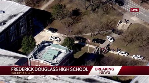 Shooting reported at Frederick Douglass High School in Baltimore