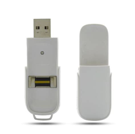 Biometric USB Fingerprint Lock Flash Drive - 8 GB, Save up to 10 ...