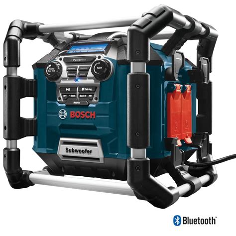 Bosch 18V Lithium-Ion Power Boss Jobsite AM/FM Radio/Charger/Digital ...