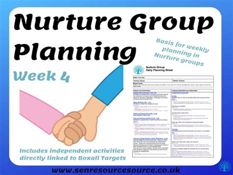 Nurture Group Weekly Planning (Week 4) | Teaching Resources