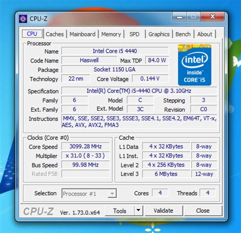 CPU-Z | Software and hardware identification