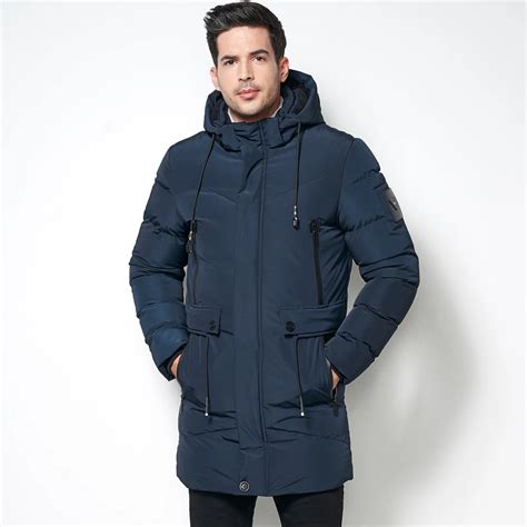 Aliexpress.com : Buy HTLB 2018 Winter New Men Long Casual Warm Parkas Jacket Men Fleece Coat ...