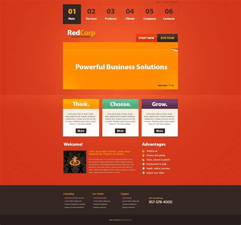 Business Website Template #31644